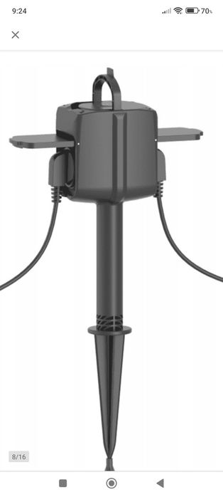 Gniazdko WiFi Ogrodowe Podwójne Wodoodporne