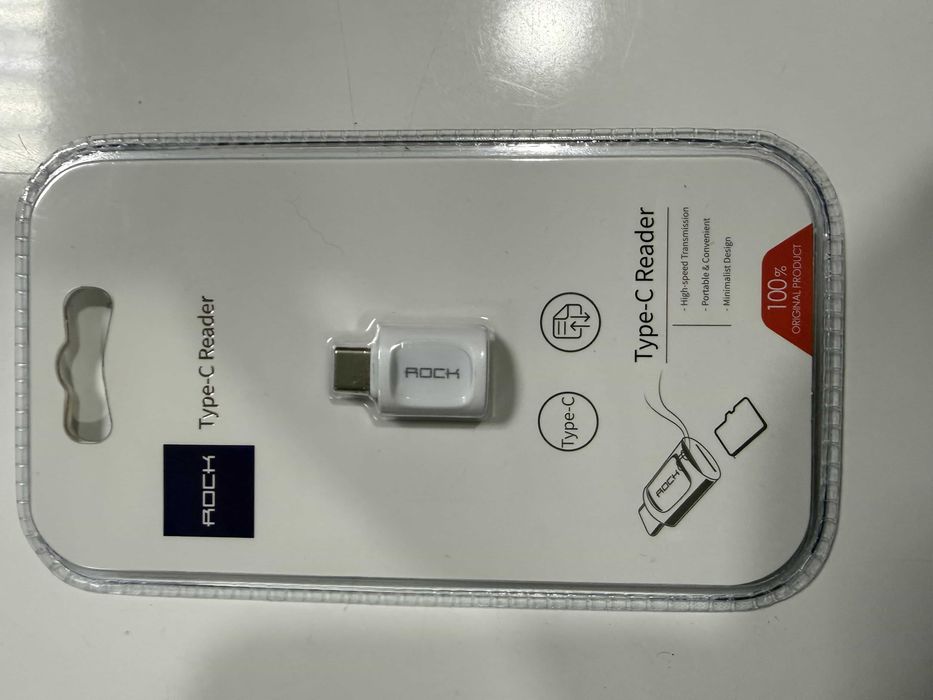 Leitor de cartões Micro SD Rock Type-C