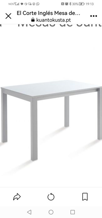 Mesa e 4 cadeiras