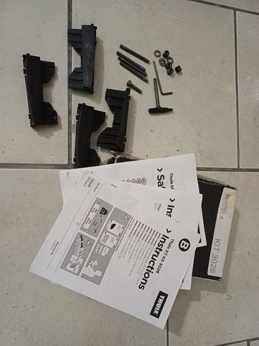 Thule wingbar + kit 3028 (BMW)