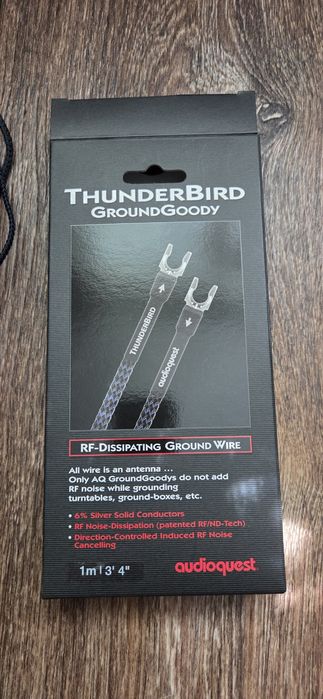 Audioquest Thunderbird GroudGoody Tonearm 1.0m