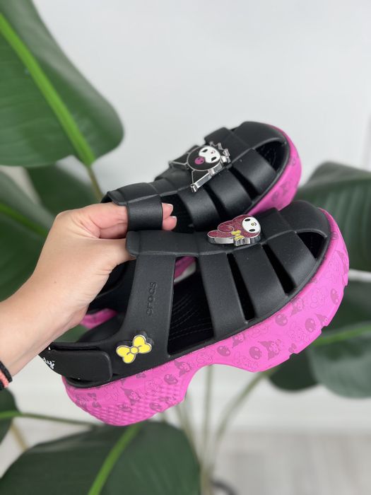 Крокси жіночі Crocs Hello Kitty 39 та 40-41