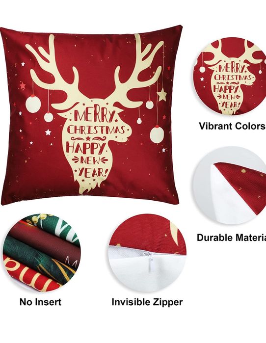 Декор новорічний, наволочки декоративні