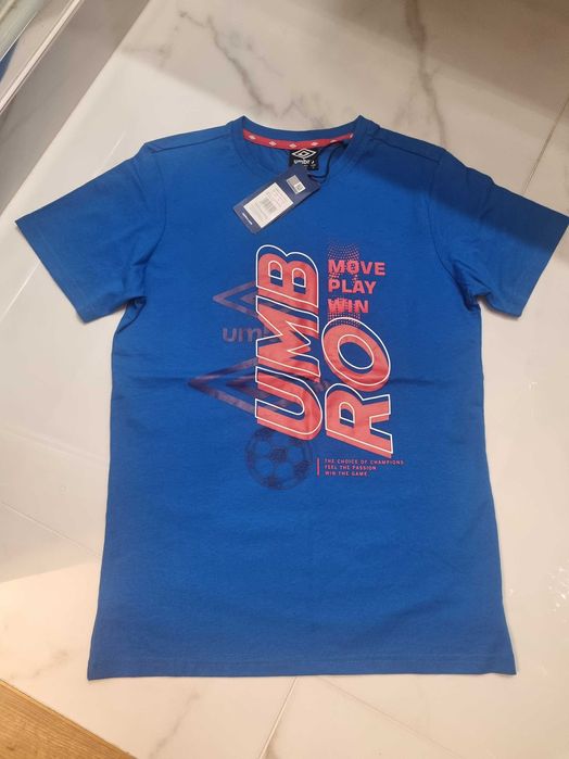 Koszulka szafirowa niebieska sport S Nowa z metkami UMBRO
