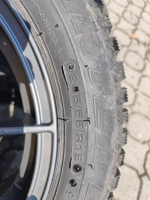 Felgi aluminiowe AUTEC Wizard 16" 5x120 ET35 + opony zimowe Run Flat 205/55 R16 BMW