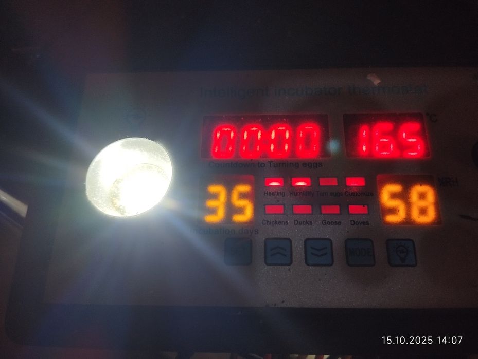 Блок управления инкубатора