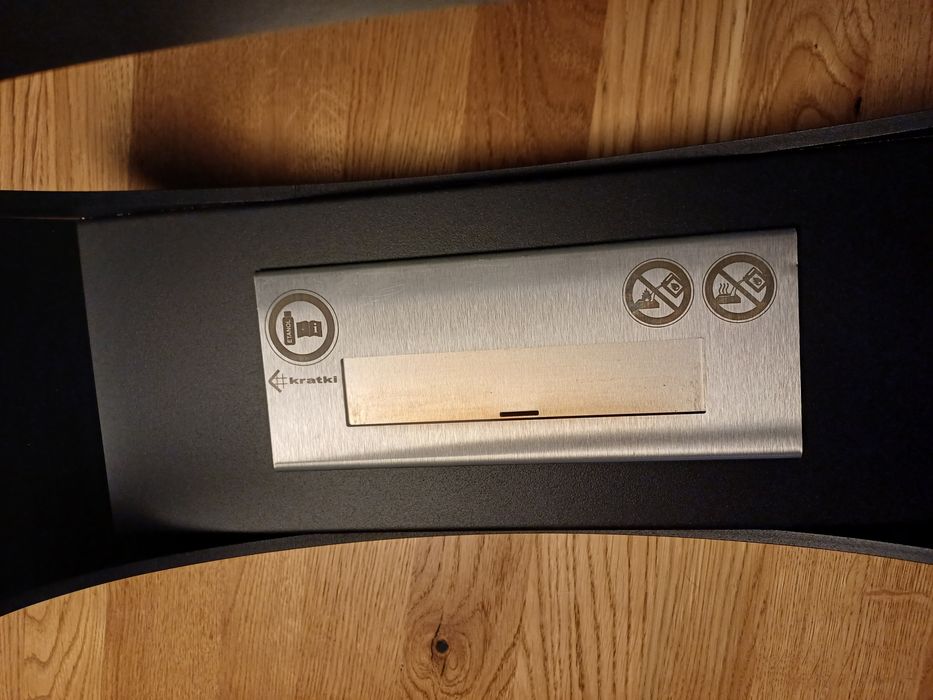 Biokominek wolnostojacy Kratki model Echo Czarny, 50cm jak nowy