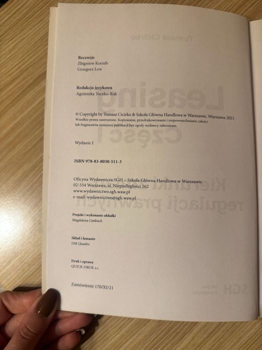 Leasing część 1 kierunki zmian regulacji prawnych Tomasz Cicirko