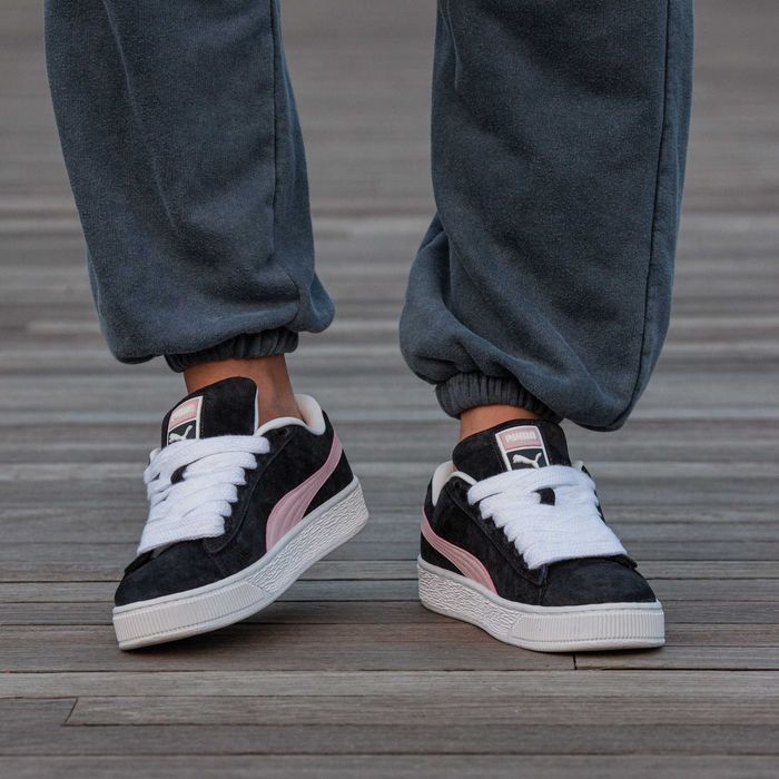 Кросівки Puma Suede XL Black/Pink premium