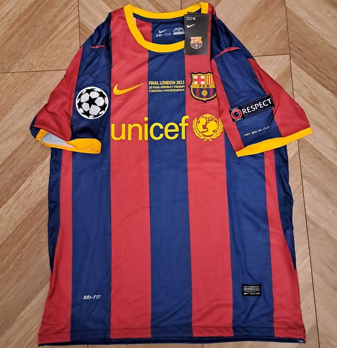 koszulka FC Barcelona, retro 2010/11, XL, nowa, #10 Messi Finał LM