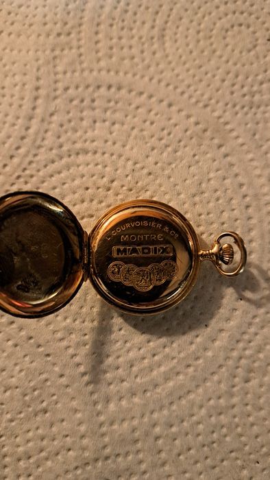 Relógio de bolso antigo  ( ouro 14k)