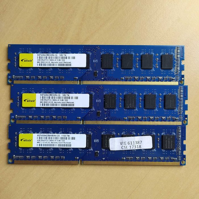 Оперативная память DDR3 2,4 GB