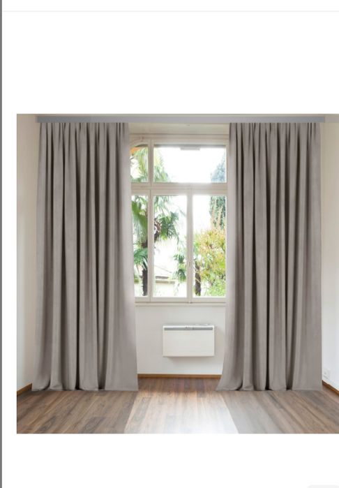 Комплект штор сіро бежевий 3 м.