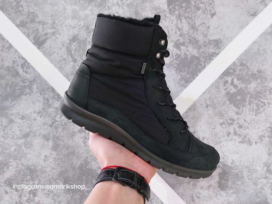 Черевики зимові Ecco Babett Oiled Nubuck Leather Gore Tex Insulated