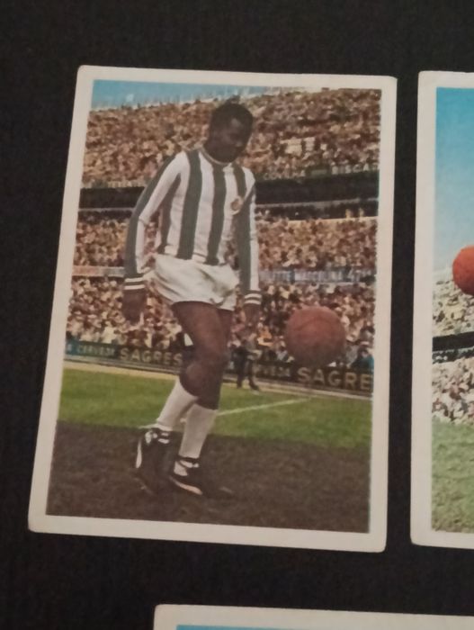 Cinco cromos época 70/ 71 Vitoria Futebol Clube