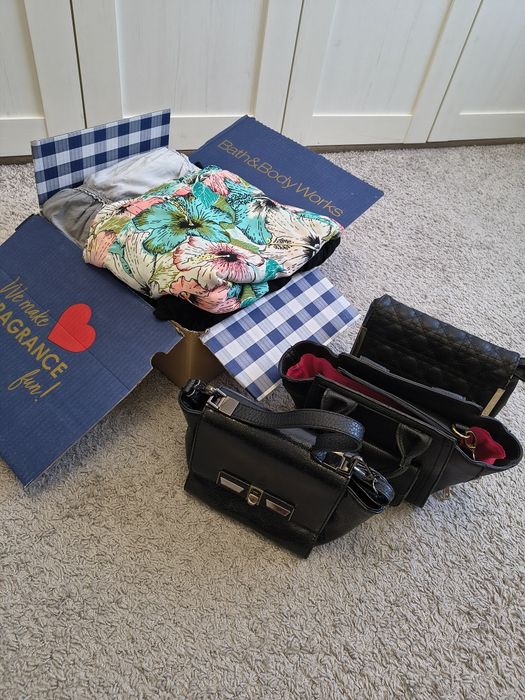 Karton odzieży damskiej s/m