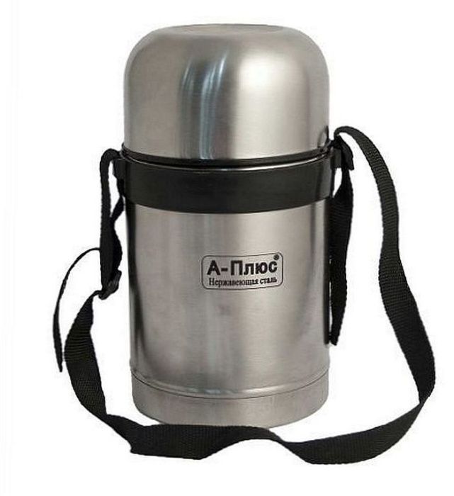 Термос пищевой металлический А-Плюс Sj 1663, 0,75л