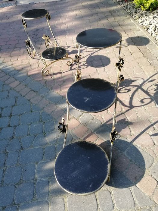 Patera na tort, kwietnik, stojak 3 poziomy