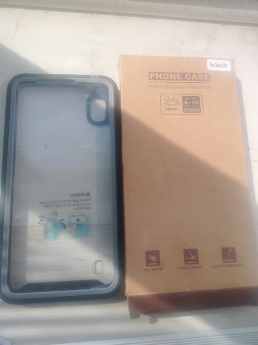 Стеклянный бронированный чехол для Samsung galaxy A10