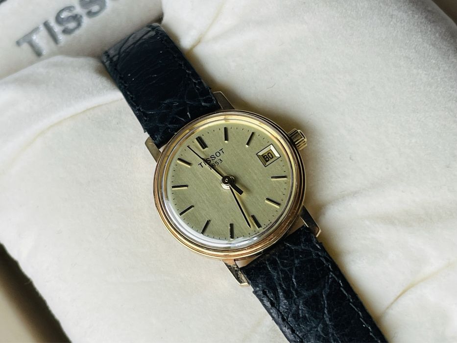 Damski zegarek Tissot zloty 14k