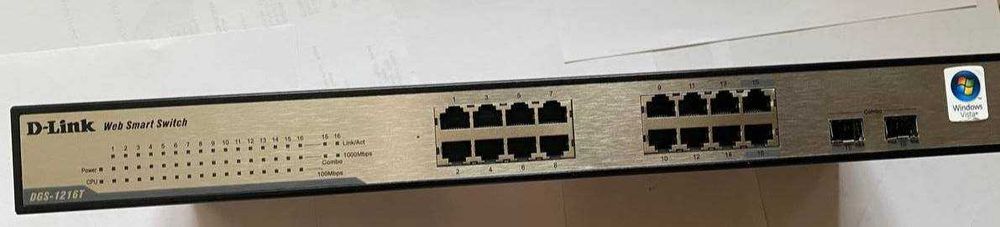 Комутатор D-Link DGS-1216T