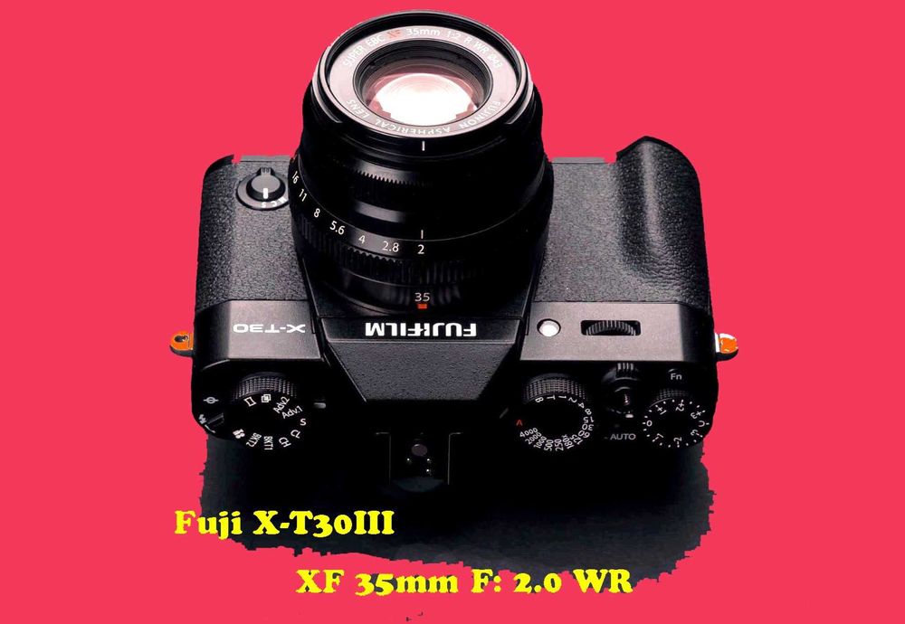 Fuji X-T30III novo + XF 35  F: 2.0 WR. Novo, fatura, garantia 3 anos Fuji PT.