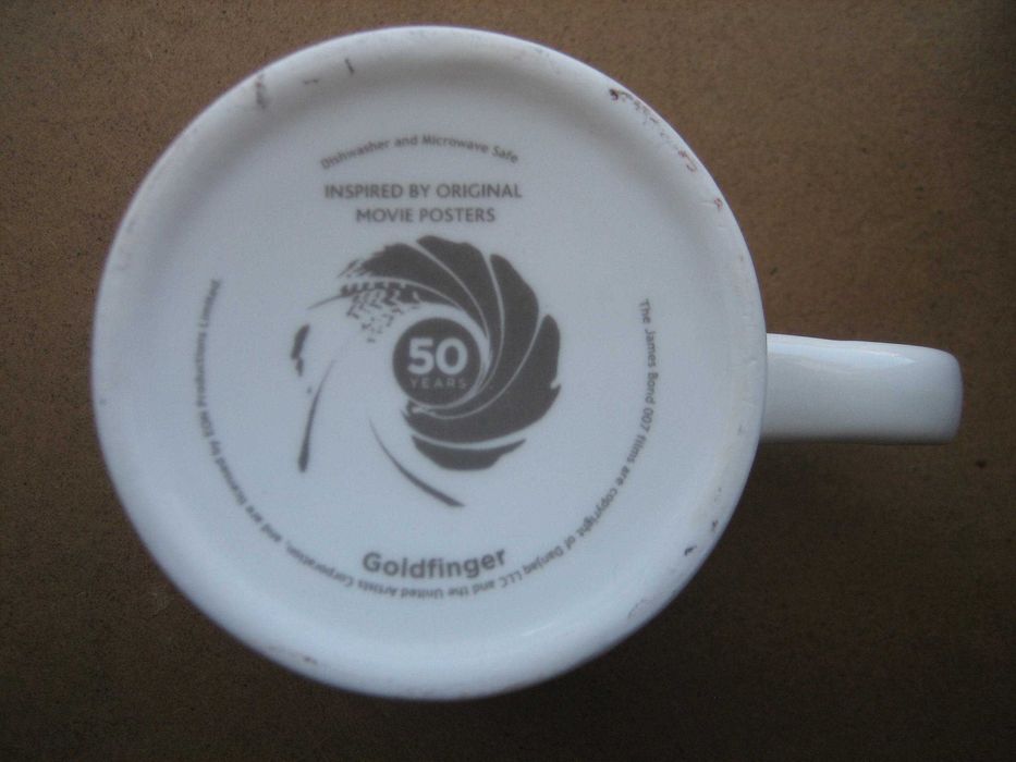 Coleção Canecas 50 anos do James Bond 007 c/ Embalagens NOVAS