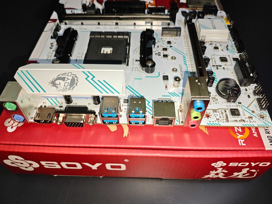 Опис↓ AMD Ryzen 5 3500x, B450M, DDR4 16 ГБ 3600Мгц комплект AM4