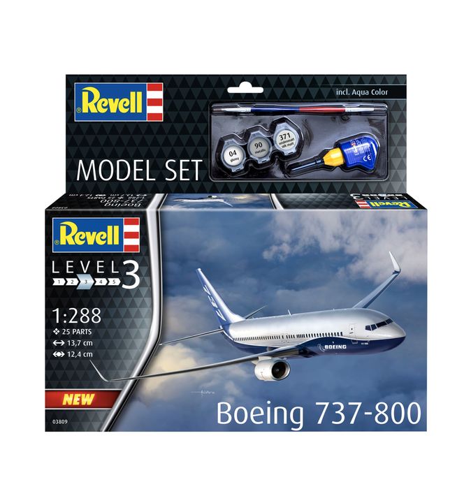 MODEL do sklejania  SET 03809  Revell 63809 samolot BOEING 737-800