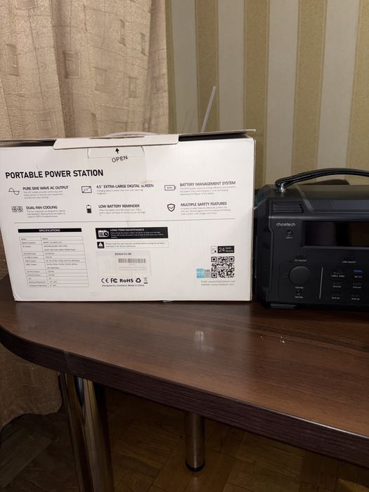 Зарядна станція Choetech BS004 (500w | 484Wh)