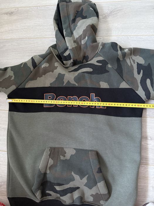 Худі світшот худи кофта  камуфляж зіпка Bench 158 см вживане