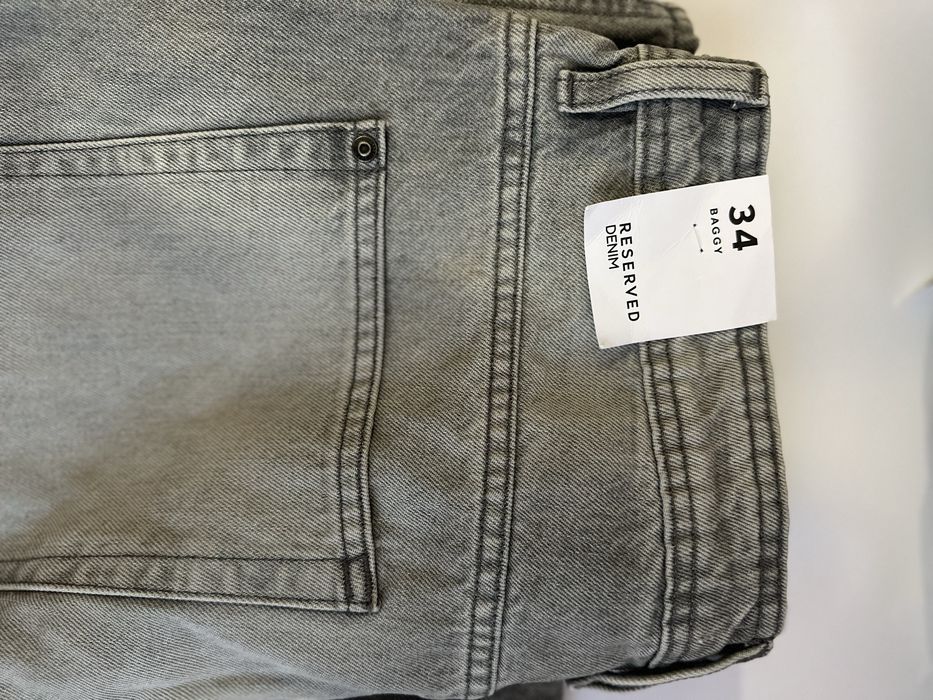 Джинси baggy з вареним ефектом reserved
