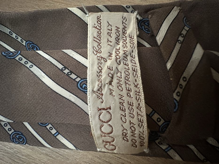 Вінтажна краватка gucci