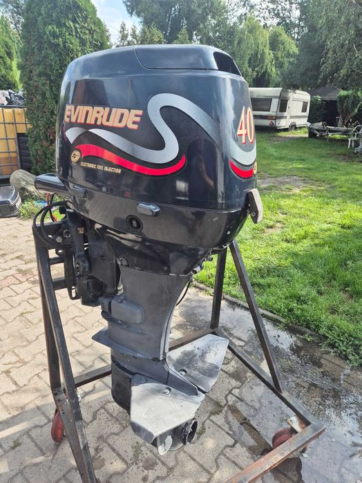 Evirnrude 50 KM suzuki na wtrysku silnik zaburtowy L manetka