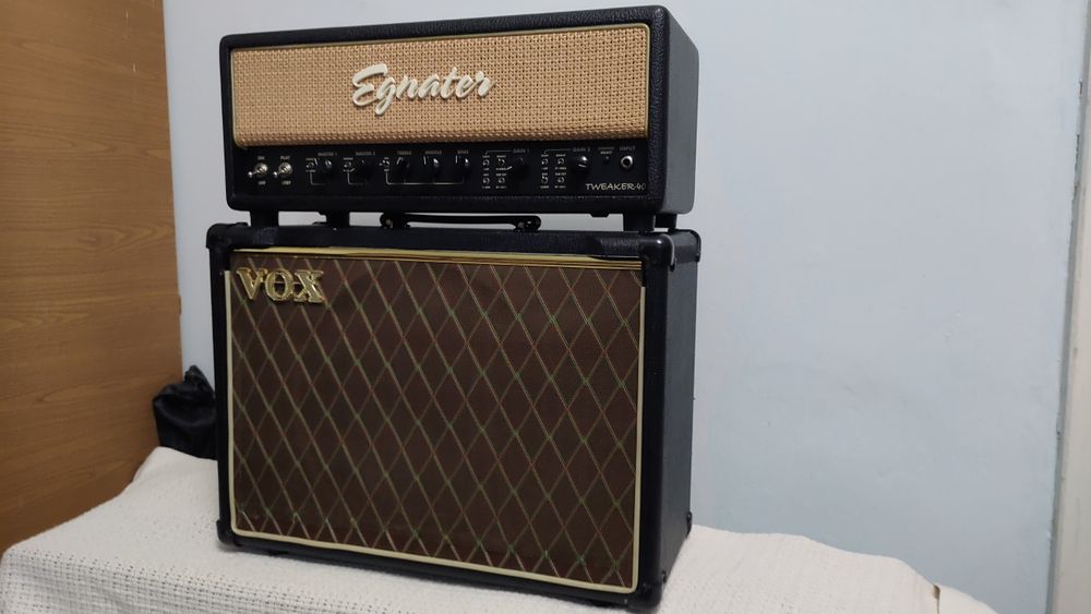 Ламповий підсилювач Egnater Tweaker 40H. Голова. Вихідні лампи 6L6GC. При потребі є Кабінет 2*12 з Celestion