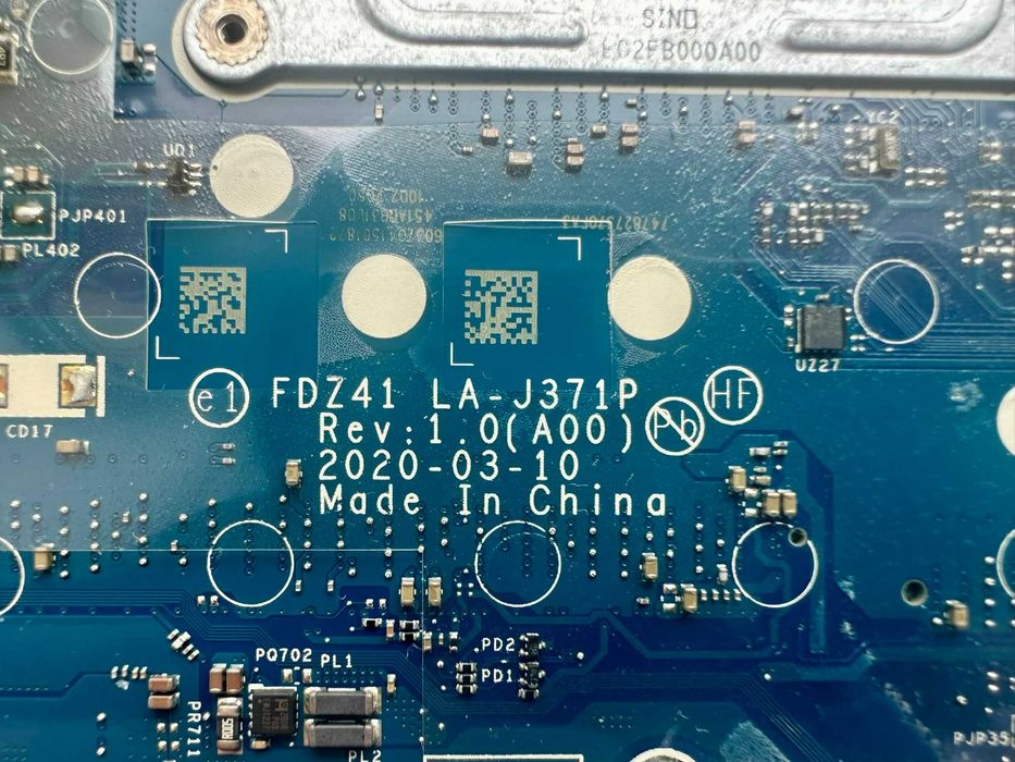 Материнська плата Dell 5410 i5-10310U під ремонт запчастини LA-J371P
