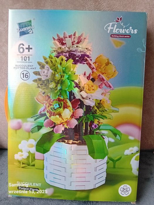 Klocki kwiaty 101 elementów