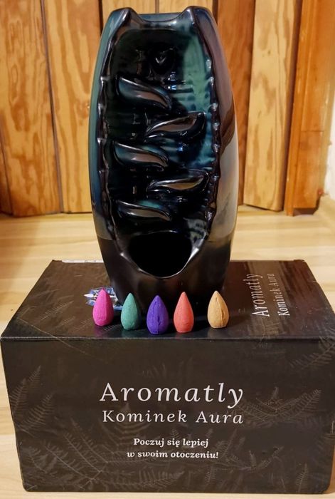 Nowe cudowne, ozdobne kadzidło płynące Aromatly Aura, Wodospad