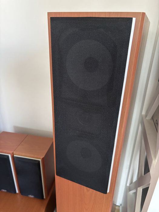 Wieża stereo zestaw yamaha drewniany