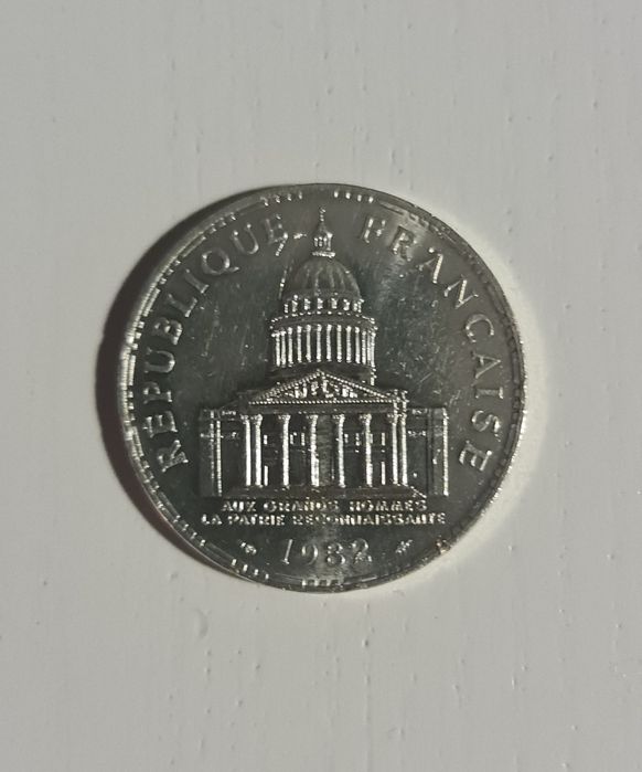 Moeda Prata 100 Francos França 1982