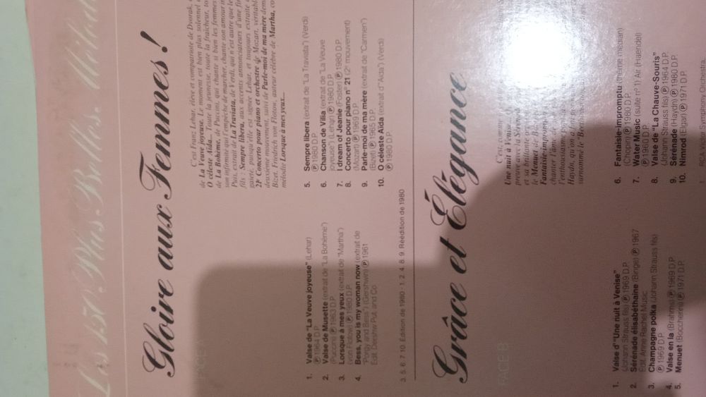 Conjunto de discos vinil