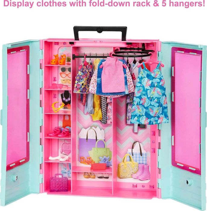 Barbie Closet and Ultimate з 3 наборами одягу барбі шафа шкаф