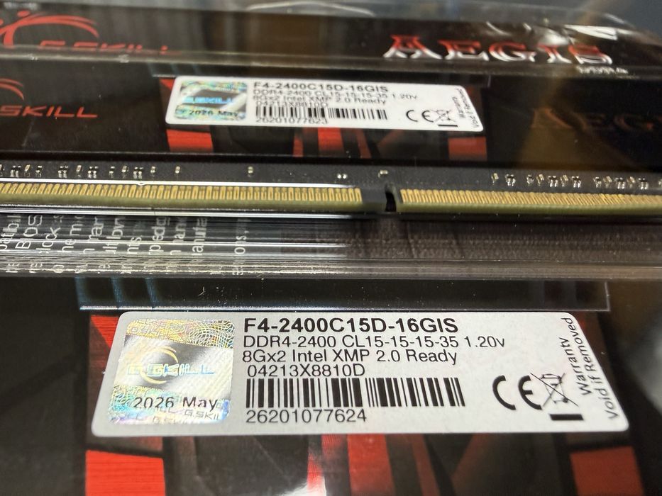 Ram DDR4 G. Skill 16Gb novas