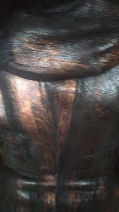 Kożuch naturalny z kapturem