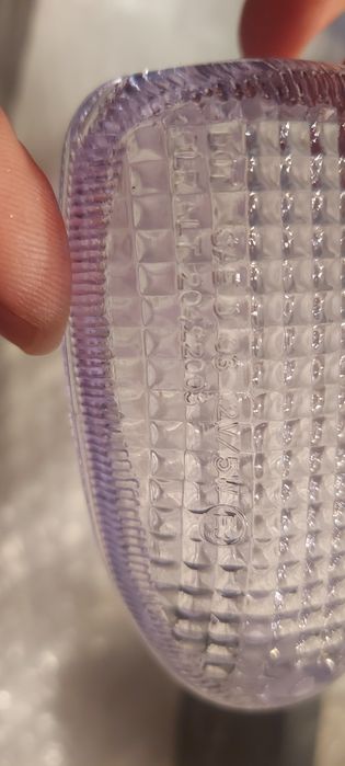 Lentes piscas traseiros moto BMW K1200 RS