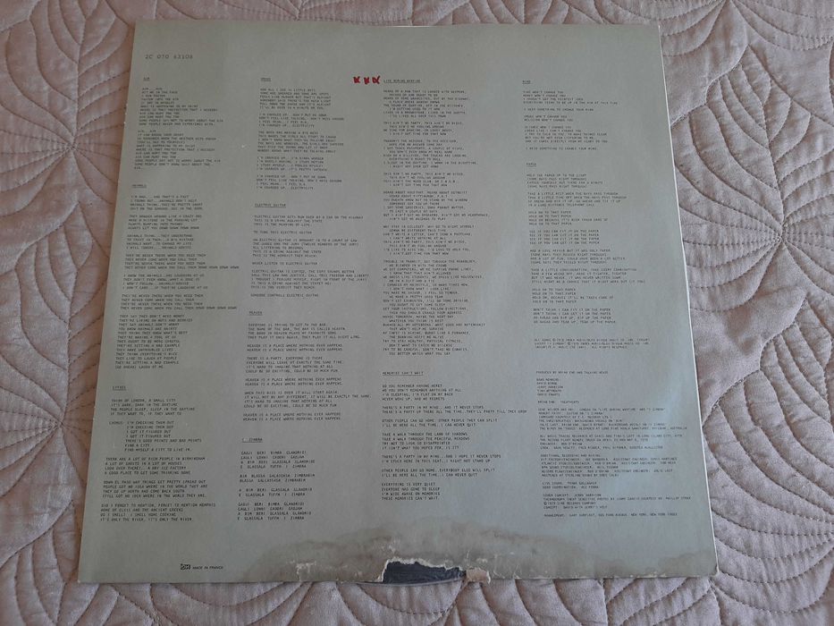Talking Heads - Fear Of Music - França - Vinil LP