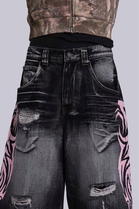 Shorts Jaded London Pink Blade 26-36 Colossus Jorts Shorts