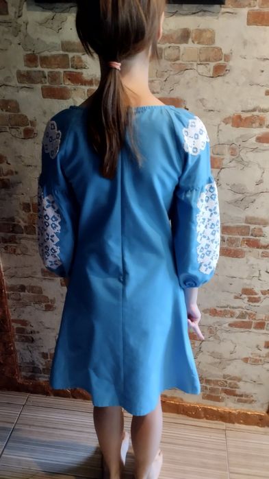 Плаття вишиванка бісером дитяча