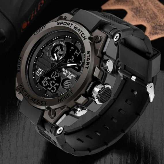 Чоловічий тактичний годинник SANDA titanium Японія