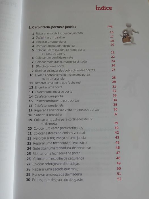 Livro ' Trabalhos de Manutenção '